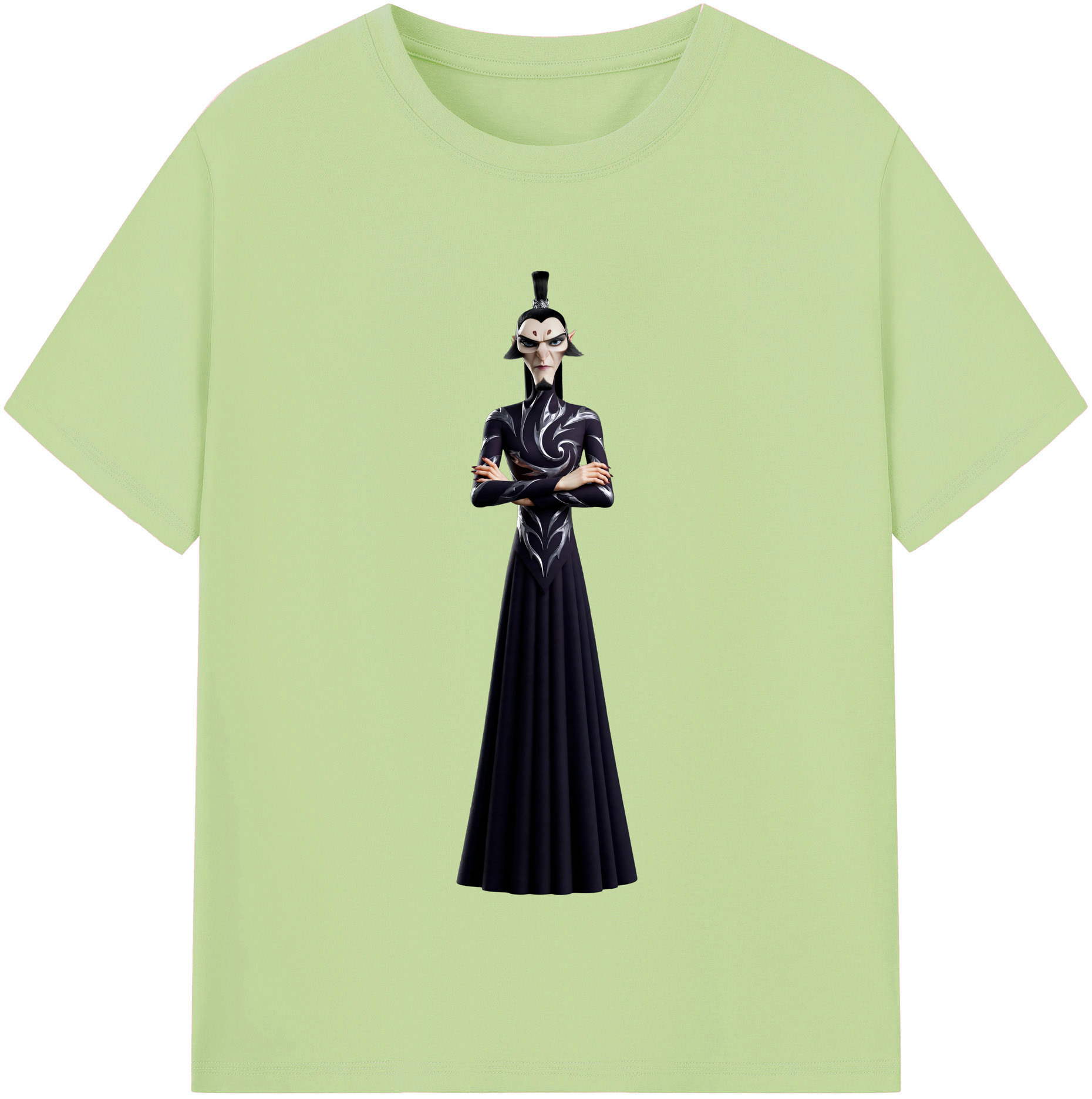 （画像用） Ne Zha 2 ナタ 魔童の大暴れ 綿100％半袖Tシャツ（フロントプリント）